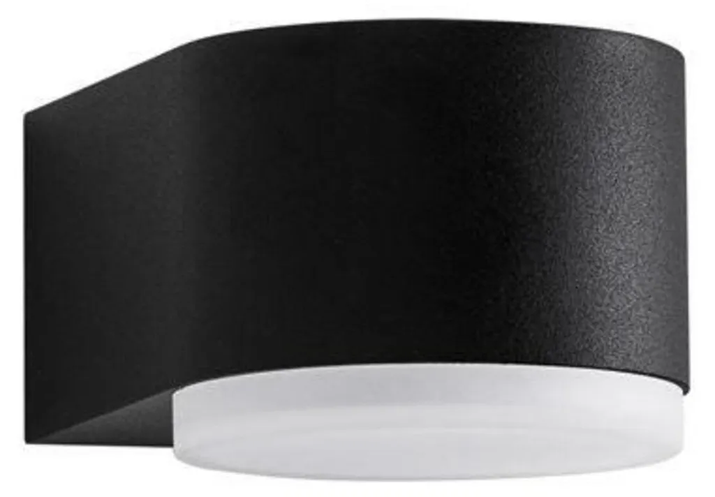 Luminaire extérieur LED 4W design noir NOVA LUCE NUS pour façade IP54
