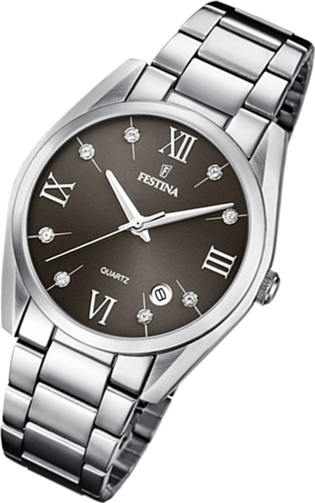 Festina Armband-Uhr Damen F16790/F Edelstahl Uhr silber Produktbild 