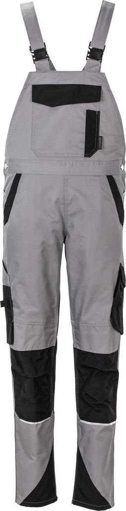 Größe 54 Planam Norit Damen Latzhose zink schwarz Modell 6536