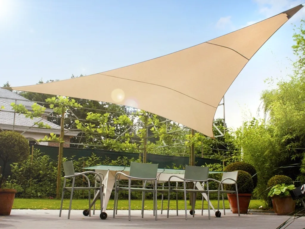 Vela Parasole 3,6m per Camping e Giardino | Protezione Vento e UV