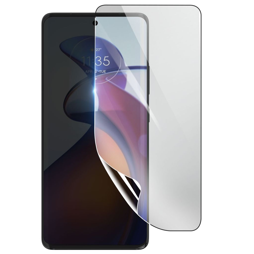 3mk, Stoß- und kratzfester Hydrogel Bildschirmschutz für Motorola Edge 30 Fusion, Transparent