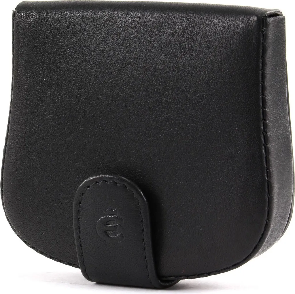 Recensione Esquire Pelle Portafoglio Logo Coin Wallet - Nero