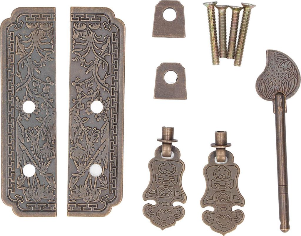 Antiker Griff, Vintage-Design, korrosionsbeständig, exquisites schönes Messing für Schranktür, Schublade