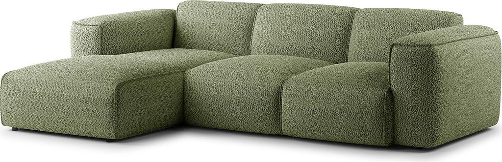 home24 3-Sitzer Ecksofa mit Longchair