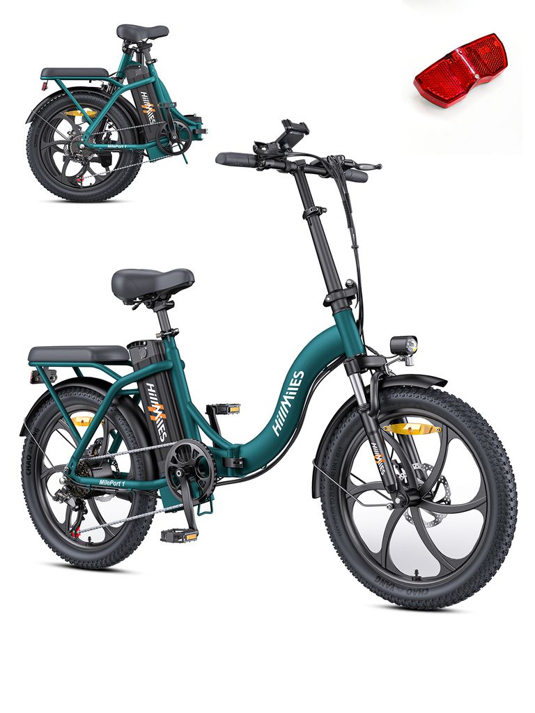 HillMiles E Bike, E-Bike Klapprad mit 36V 13Ah Akku bis zu Produktbild 