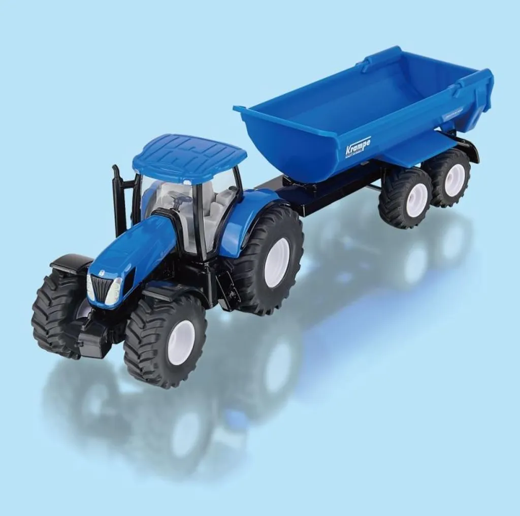 Tracteur Siku 1:50 Incassable avec Remorque Krampe pour Enfant et Pro