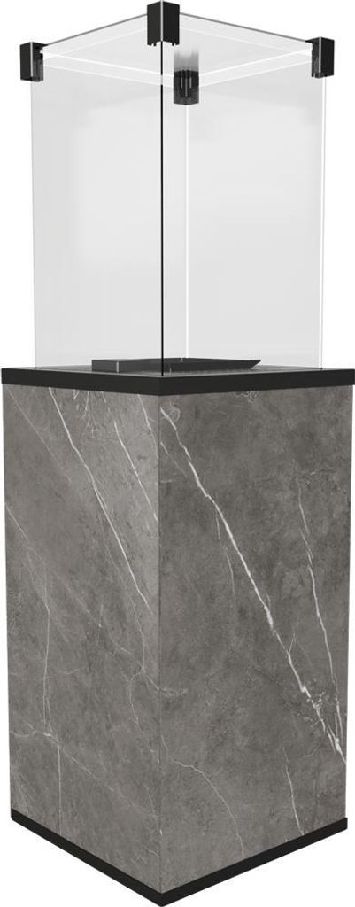 Terrassenheizer Patio Mini Quarzsinter Natur Piet Grey manuelle Steuerung 8,2kW