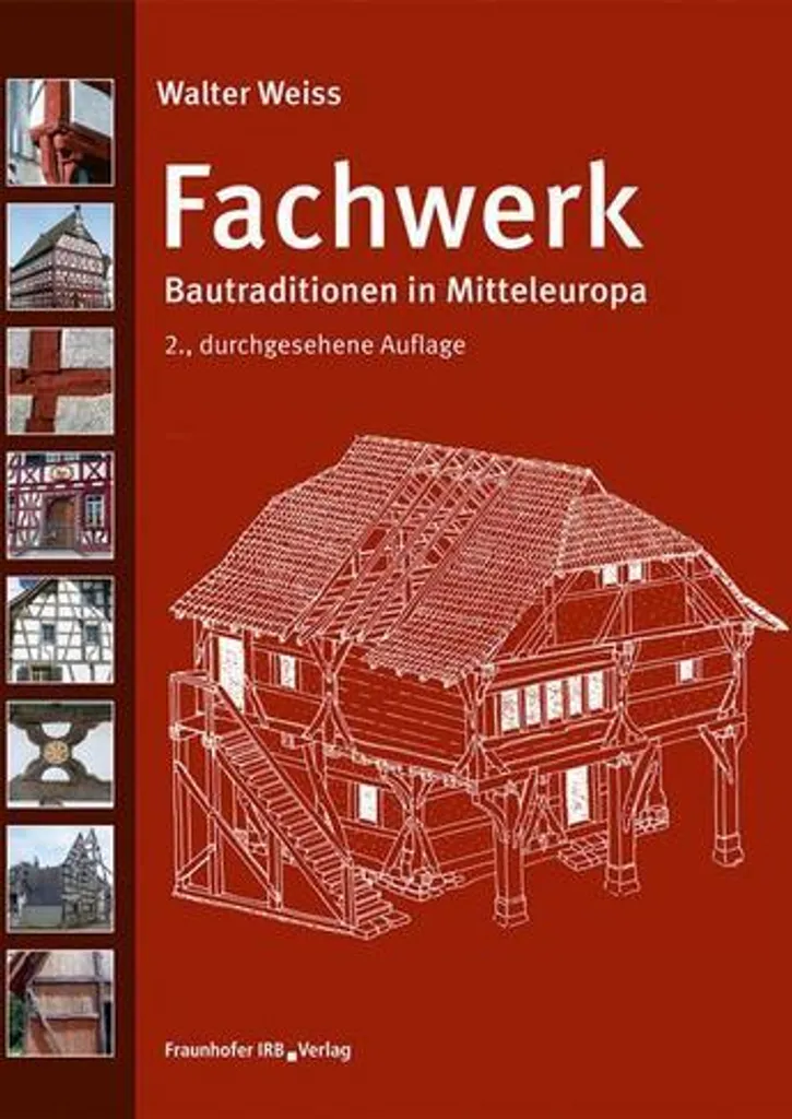Horloge murale lisible Fachwerk en bois massif pour habiller vos murs