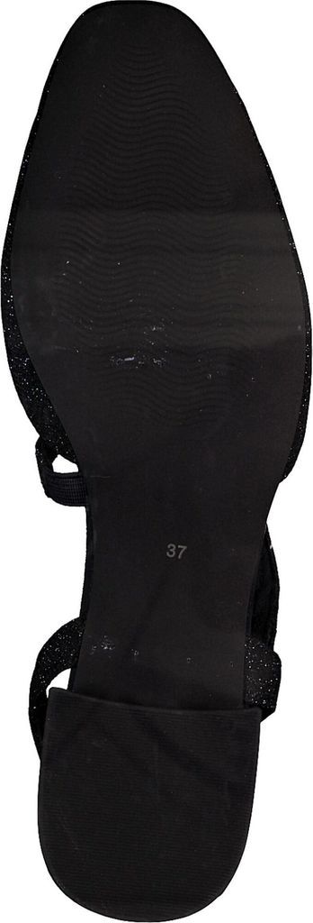 MARCO TOZZI Damen Pumps Slingback Blockabsatz samtige Haptik 2-29402-42, Größe:37 EU, Farbe:Blau