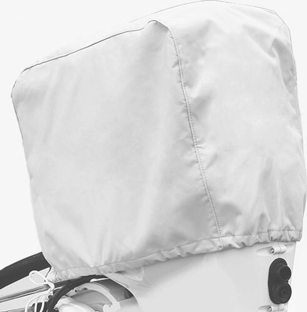 Abdeckung für Außenborder bis 250 PS, Hightech PVC, wasserabweisend, uv-beständig, Filzinnenseite Größe: 30 - 60 PS