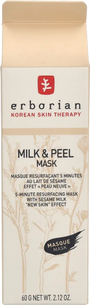 Erborian Milk & Peel Masque Exfoliant Resurfaçant Visage 60ml Éclat