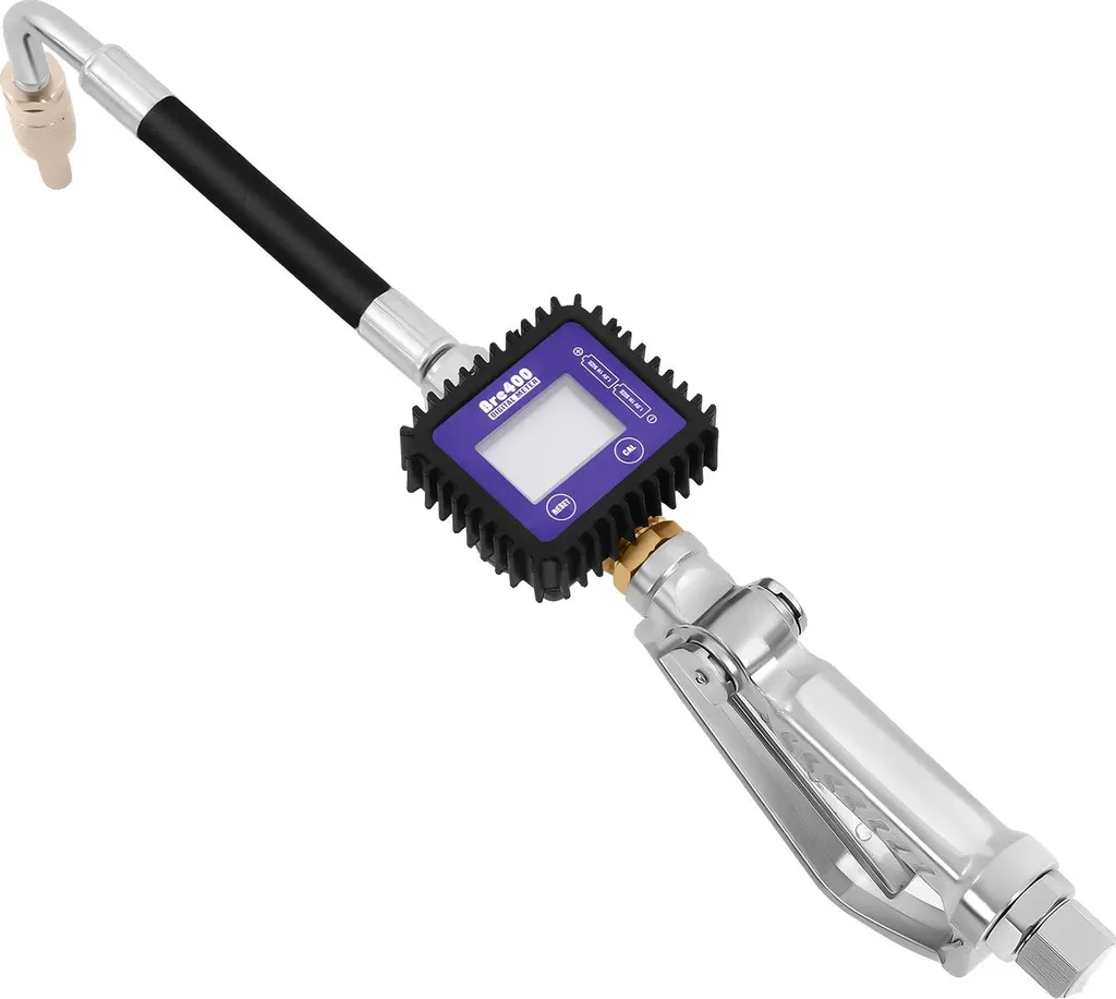 Pistolet Compteur d'Huile Digital Professionnel 45 Bars Précision 0,3%