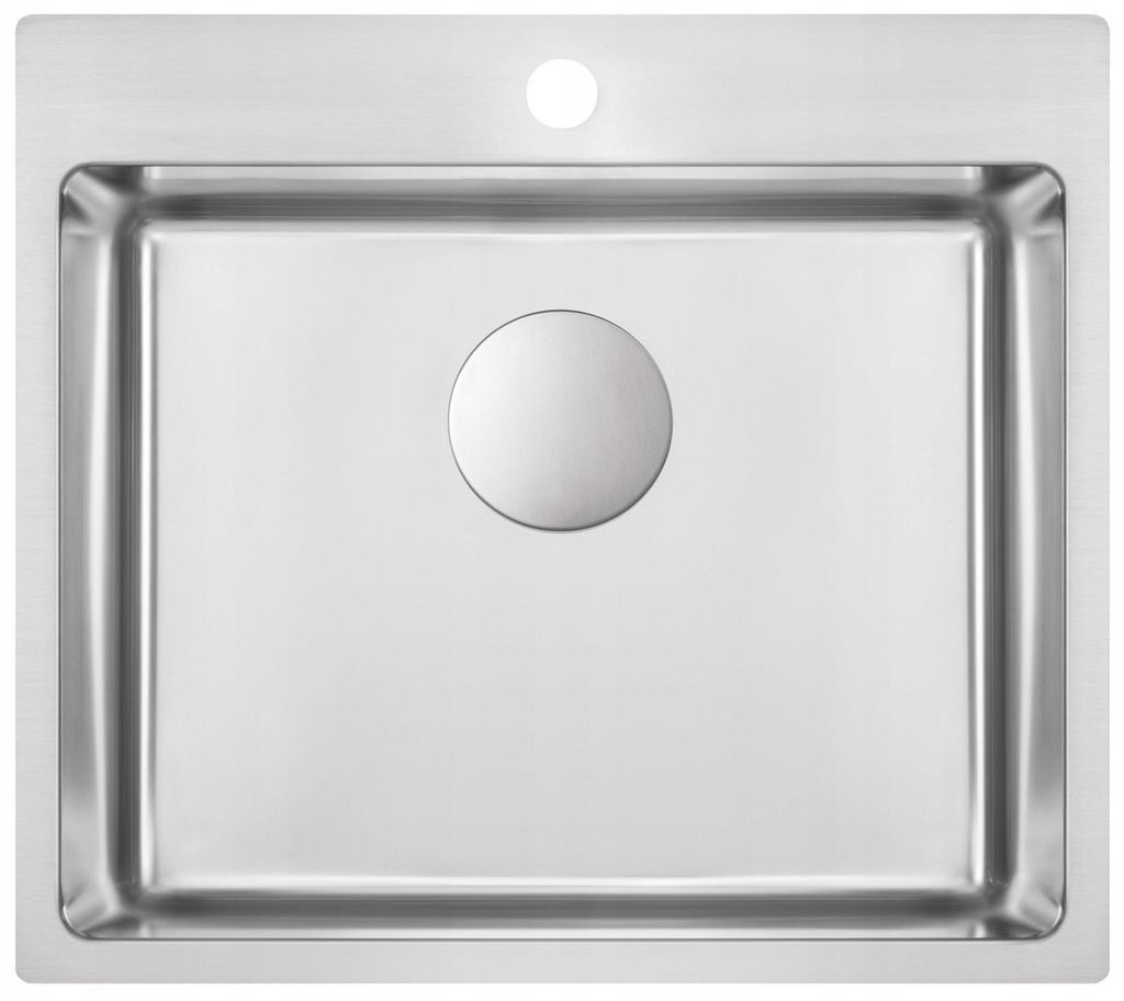 Jednodielny oceľový drez 2 GAT 55 x 50,5 cm Obrázok produktu 