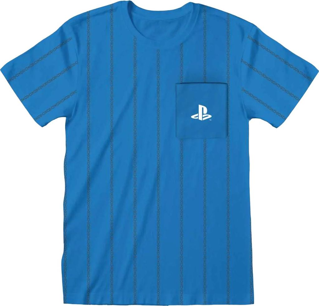 Playstation - T-Shirt Tasche für Herren/Damen Uni HE3395 (L) (Blau)