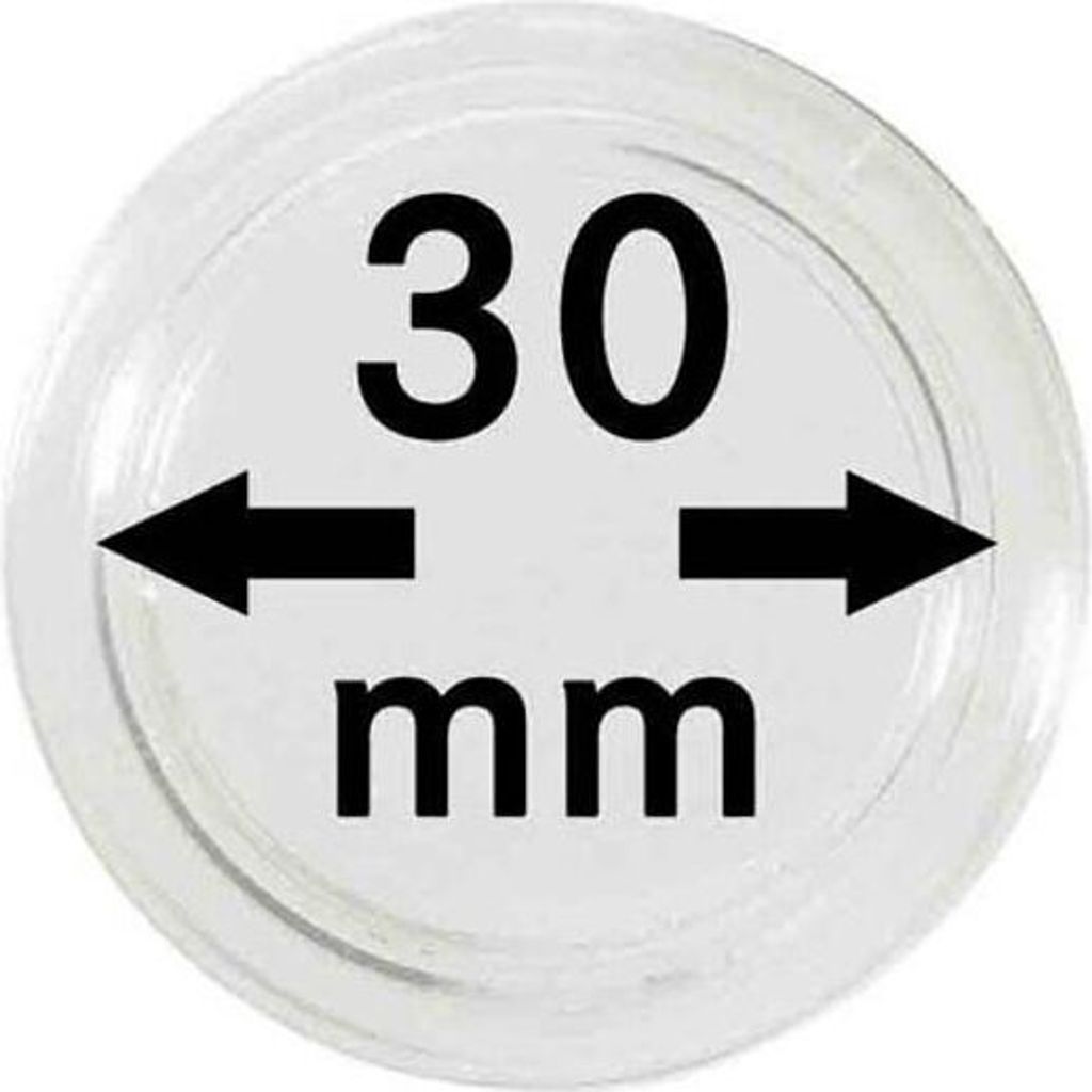 Lindner 2251030 Münzkapseln 30 mm-100er Pack Produktbild 