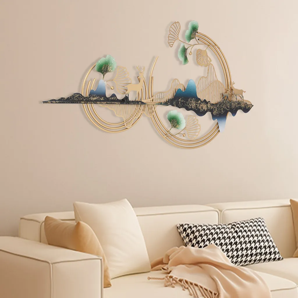 Décoration murale créative 3D en fer - Solution pour murs vides design - 9