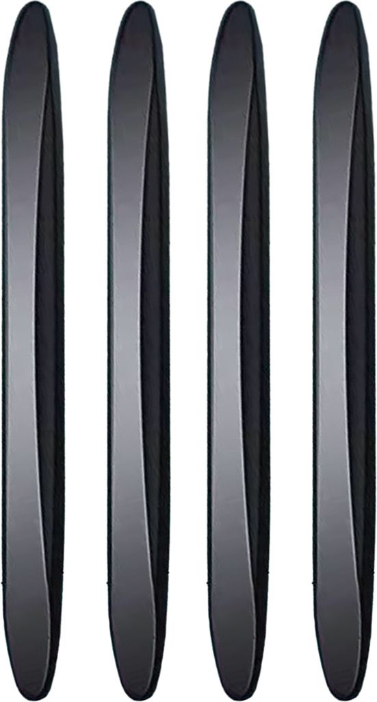 2/4-teiliger Auto-Antikollisionsstreifen, transparent, schwarz, selbstklebend, flexibel, wiederverwendbar, universell, für SUV, LKW, Karosserie, T...