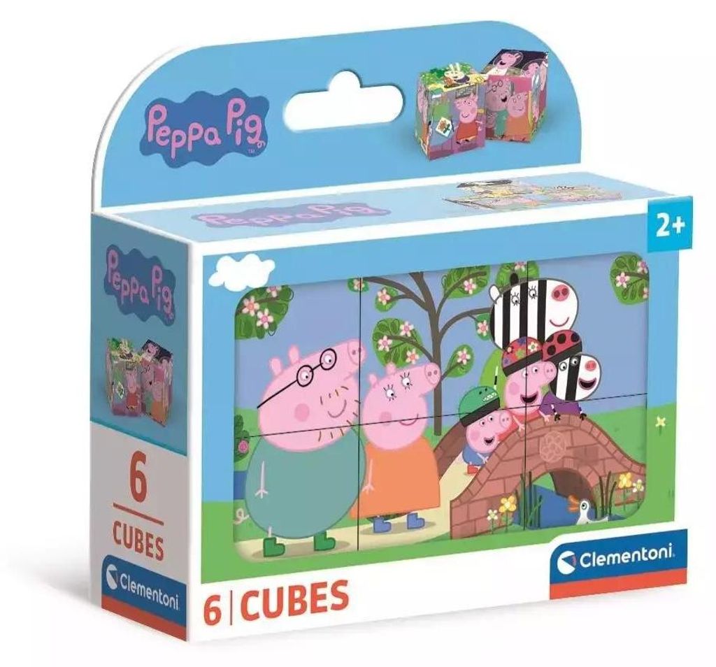 CLE Cubi blocchi 6 vino Peppa 40659 Immagine del prodotto 