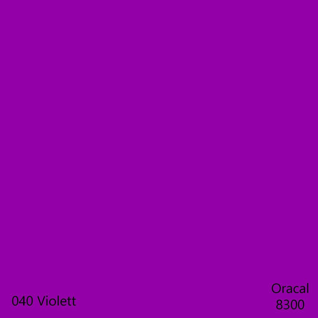 DIN A4 Oracal 8300 Transparent Cal – 32 Farben, Produktbild 