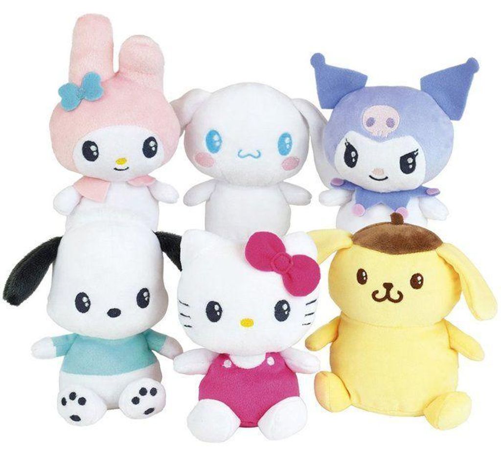 Plüschtier Hello Kitty Kawaii, 13 cm, Jemini, Weich, Waschbar