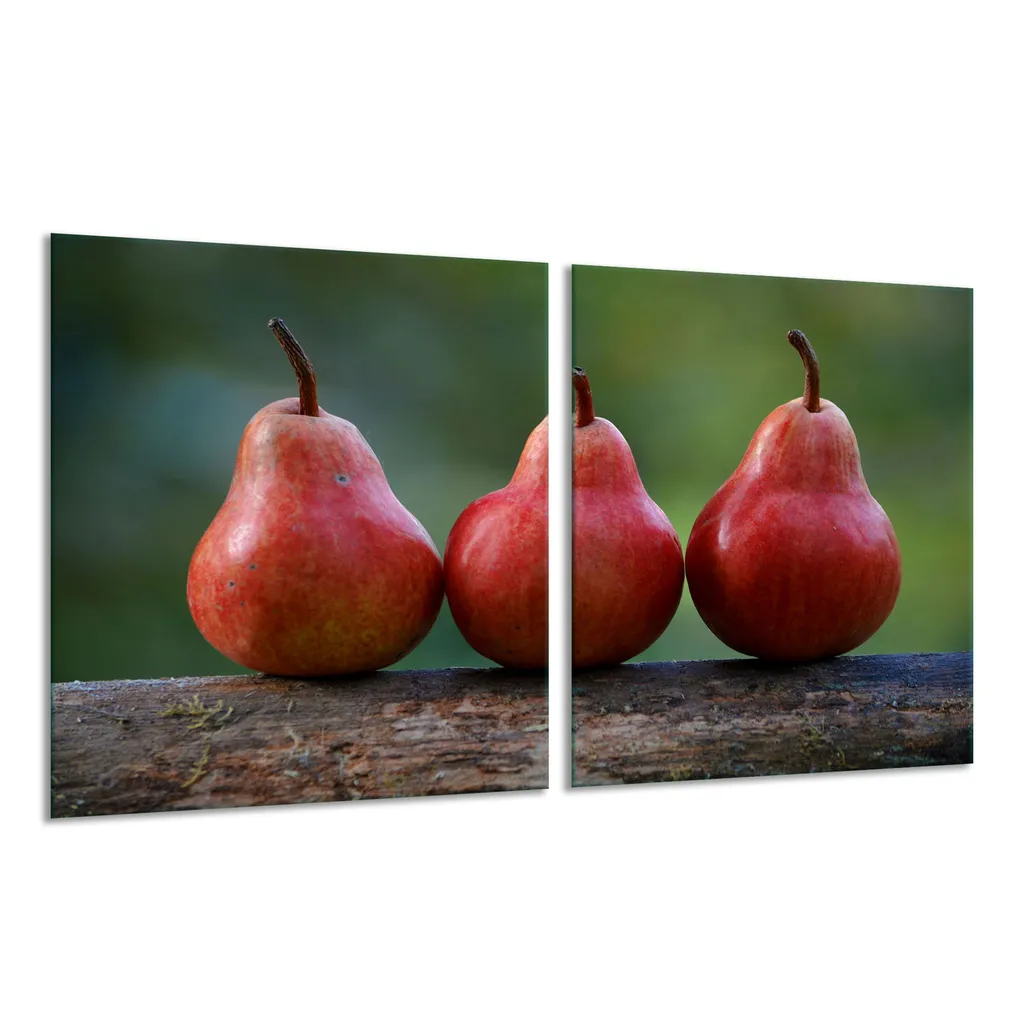 Lastre Protezione Piano Cottura Vetro Temperato 2x 40x52 Frutta HD - 10
