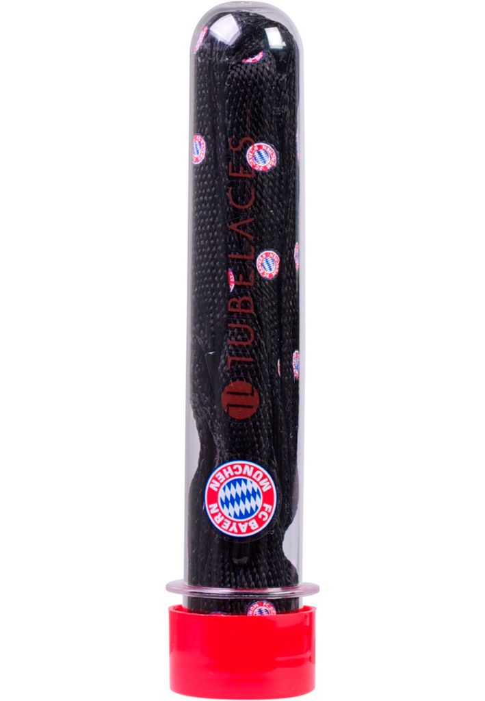 Tubelaces Schnürsenkel FC Bayern Logo/Black Produktbild 