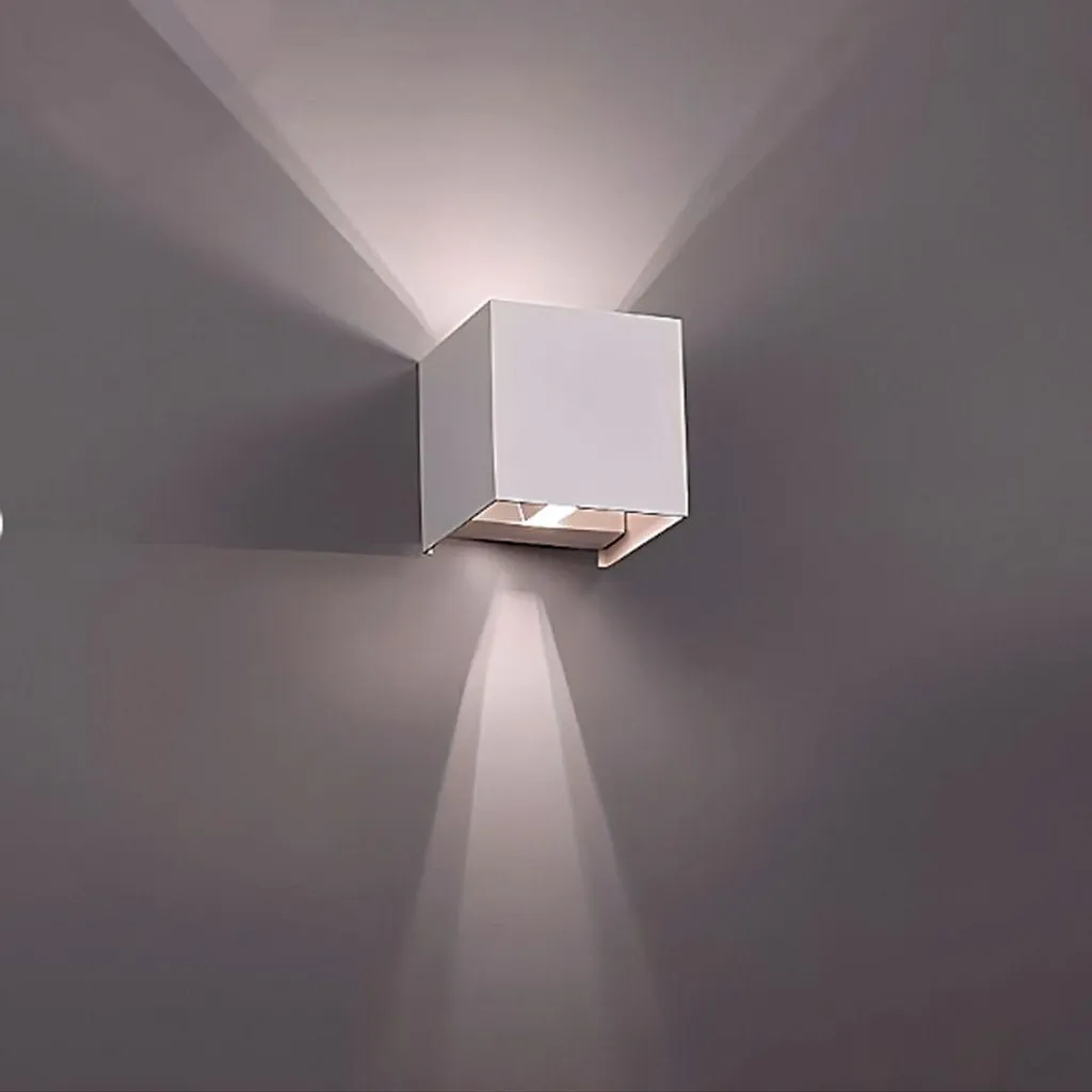 Applique murale LED VIDEX 6W ERIC WHITE double face design blanc épuré