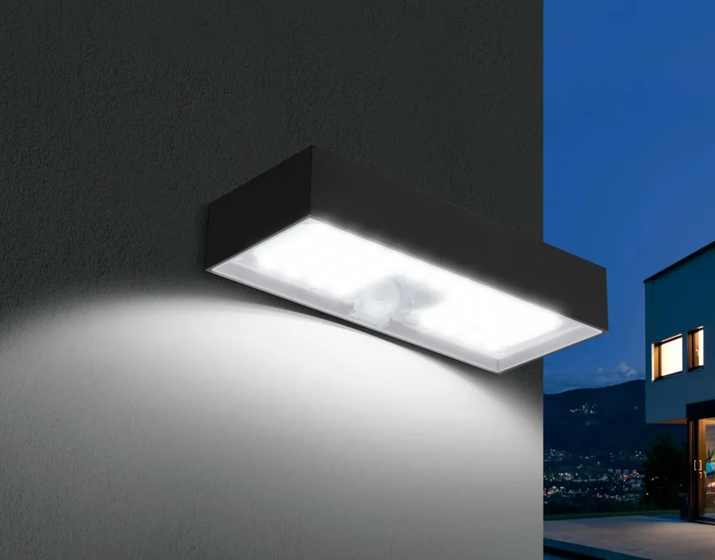 Éclairage solaire pour jardin et terrasse DOMINO Century noir IP65 6W