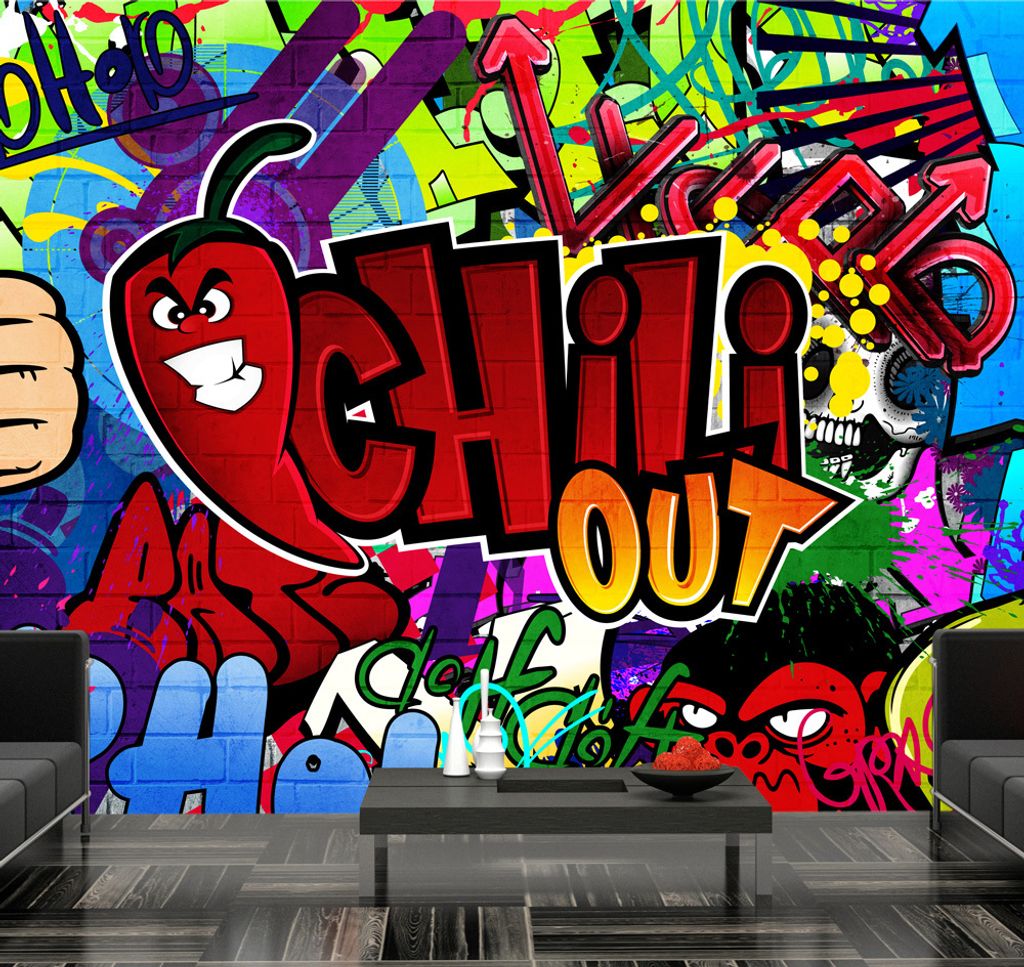 Basera Fototapete Street Art-Motiv 10110905-11, Vliestapete, 150x105 cm