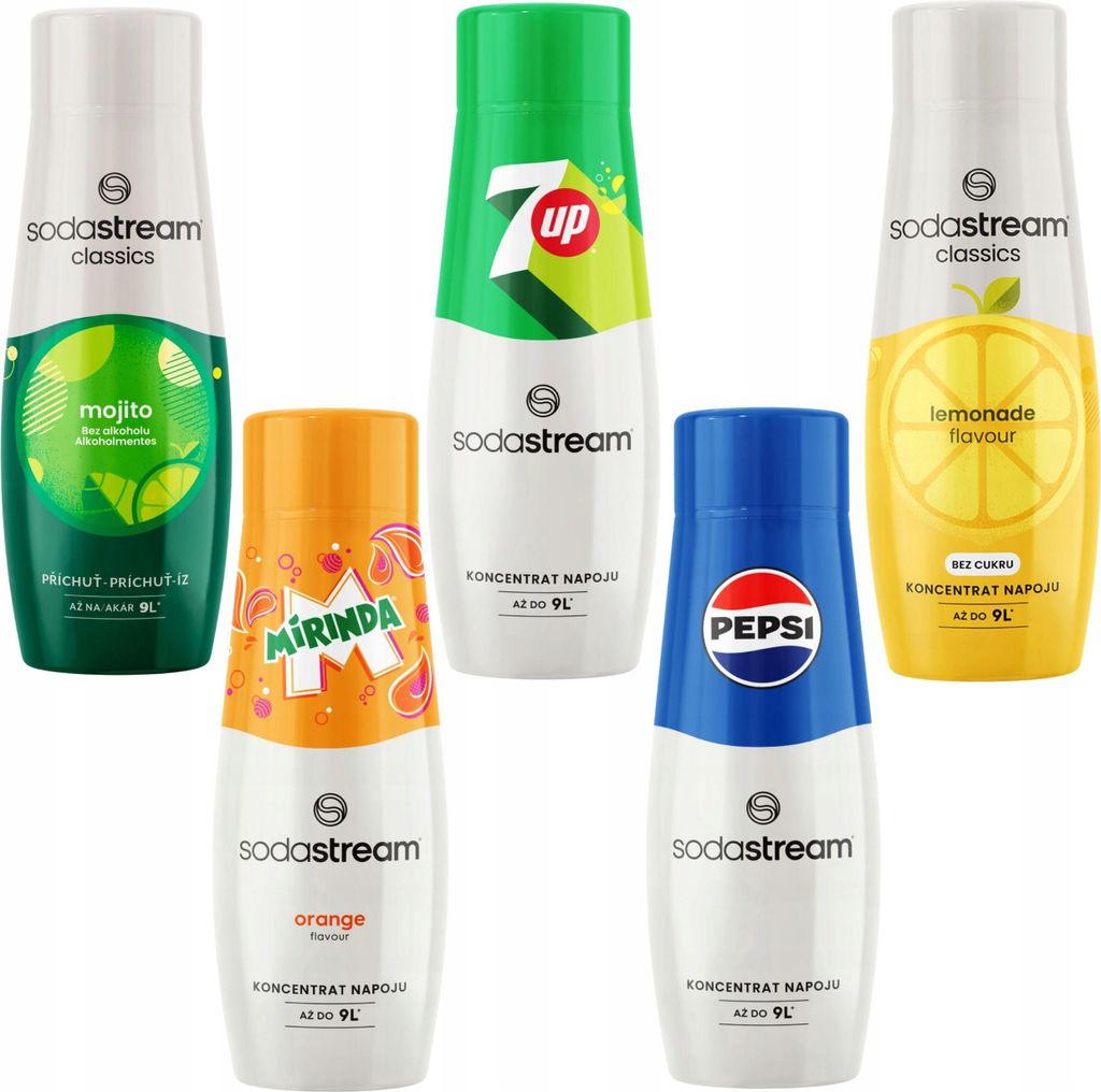 SODASTREAM Pepsi + Mirinda + 7Up + limonade + sirop de Image du produit 