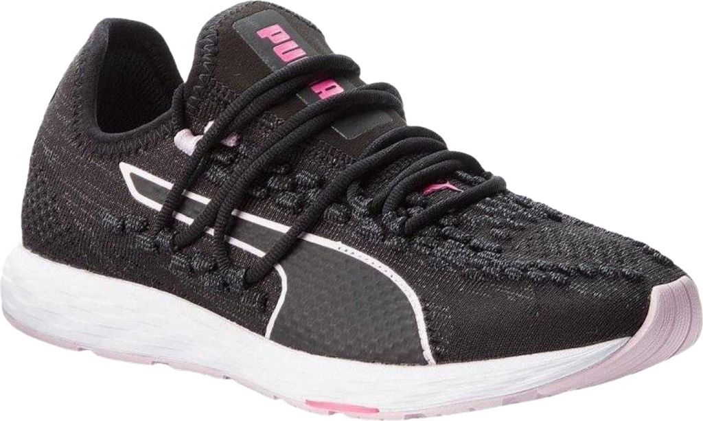 Puma - "Speed 300 Racer" Logo Sneaker für Herren/Damen Uni SY126 (36 EU) (Schwarz)