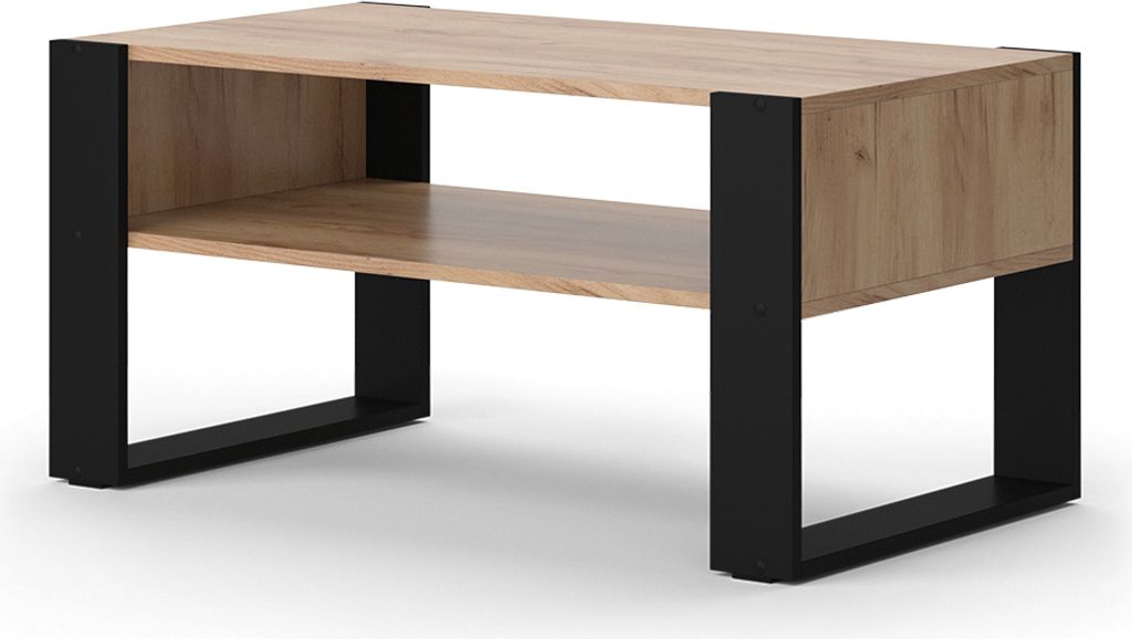 Table basse Vicco Olli Chêne de force doré 92x52.4cm avec Image du produit 