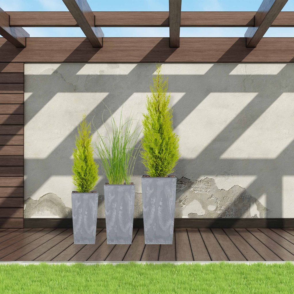 Prosperplast Hoher Blumentopf Urbi Square Effect 26.6l Produktbild 10