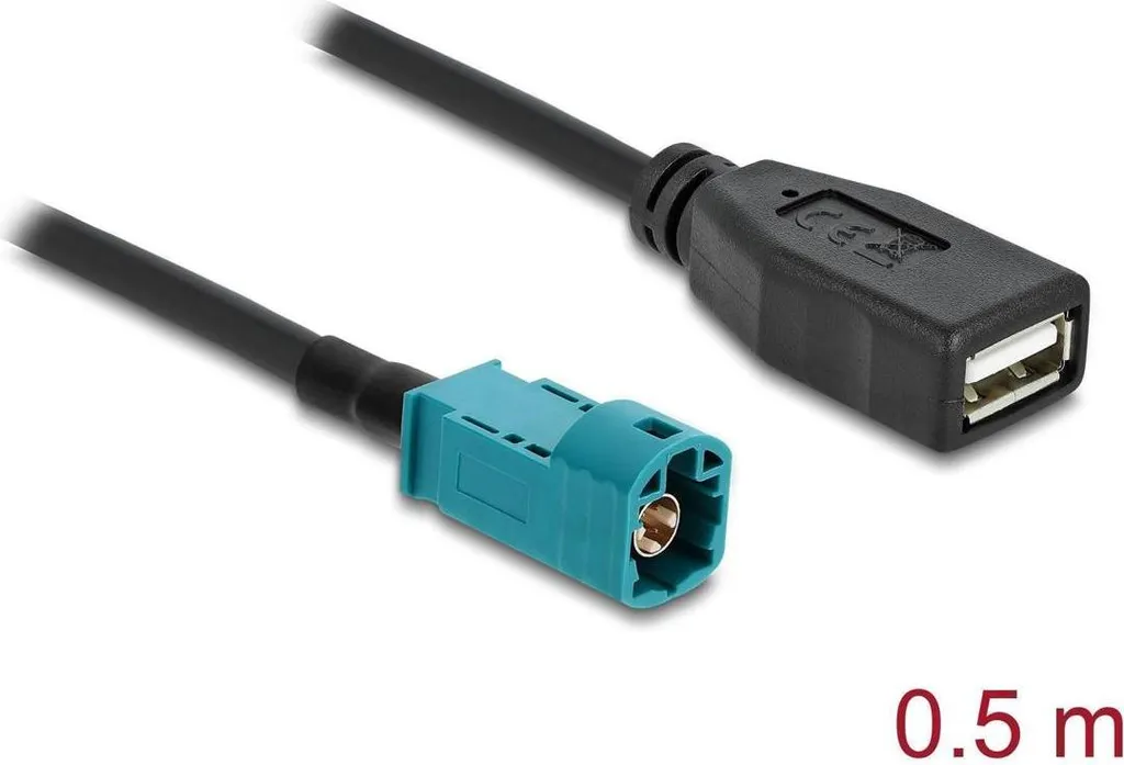 Cavo Automotive Delock HSD Z Maschio - USB A Femmina 0.5m 90310