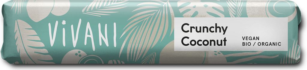 Schokoladenriegel mit -Kokos-Crunch, 35 g – VIVANI Produktbild 