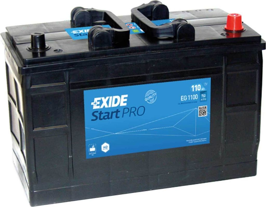 Exide StartPRO EG1100, Plombierte Bleisäure (VRLA), 110 Ah, Produktbild 