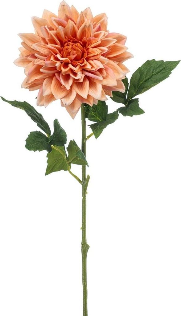 artplants.de Künstliche Dahlie ZELRAN, pfirsich, 70cm - Kunstblume Georgine