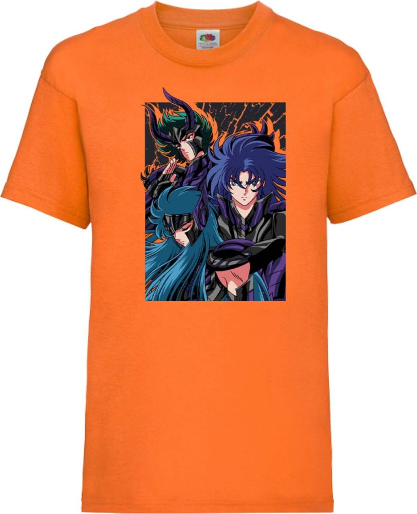 Kinder T-Shirt Japan Animation Manga Anime Comics Saint Anime Seiya Knights Of The Zodiac Poster Var-026 Saint Anime Seiya Knights Of The Zodiac Po...