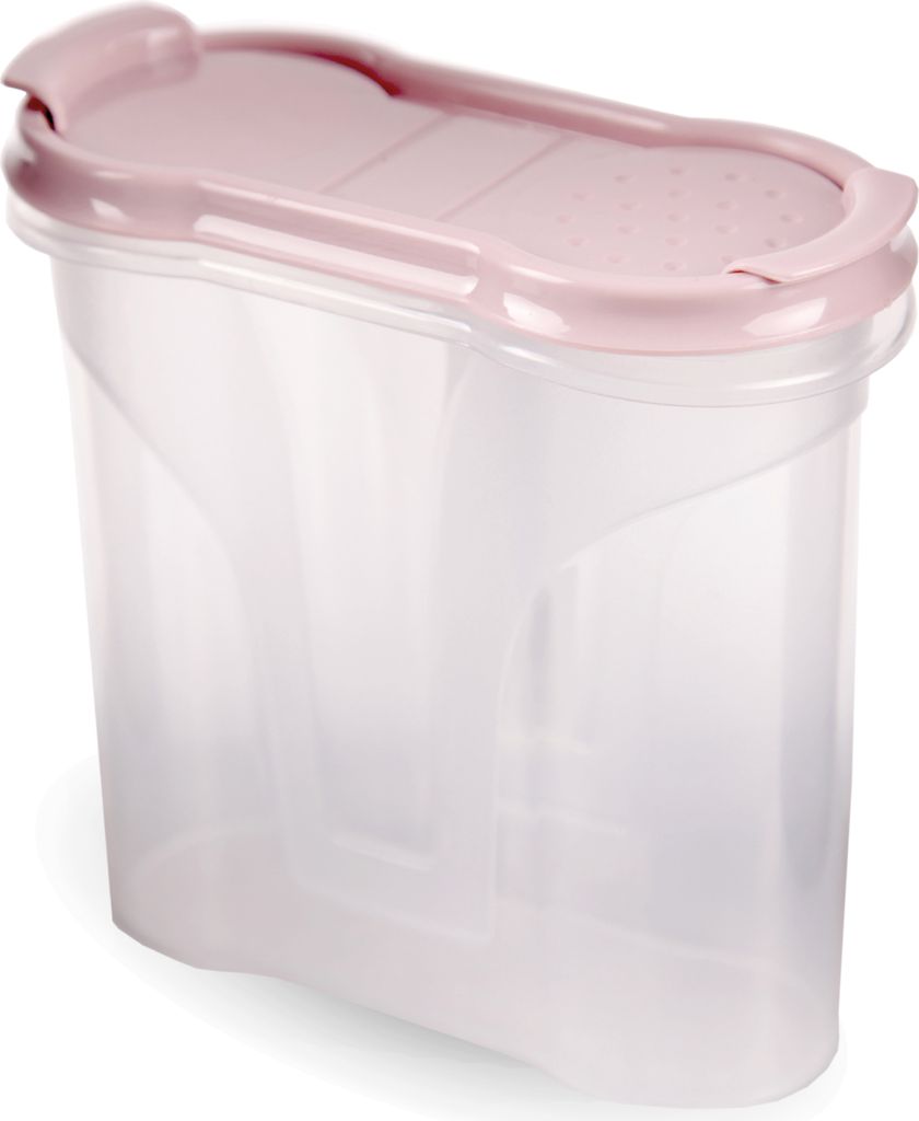 Gewürzdosen 300ml 1er Pack - Rosa - Aufbewahrungsboxen für Gewürze - Luftdichte Schüttdose aus BPA freien Kunststoff, Vorratsdose mit Deckel