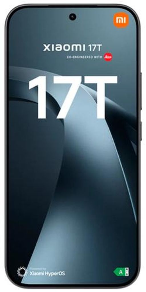 Xiaomi 17T 5G, dual SIM, 256GB opslag, 12GB RAM, zwart Productafbeelding 