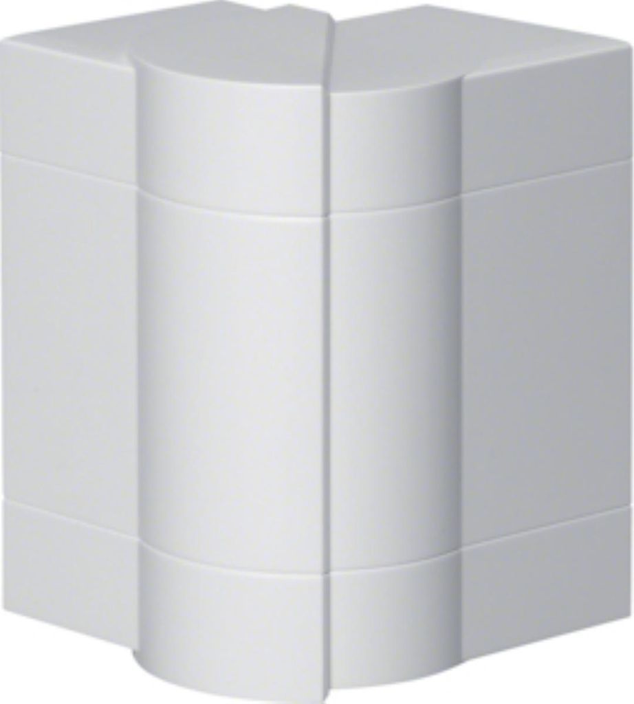 Hager Außeneck einstellbar BR651303H9016 hfr PC/ABS zu BR/A/S OT80mm verkehrsweiß