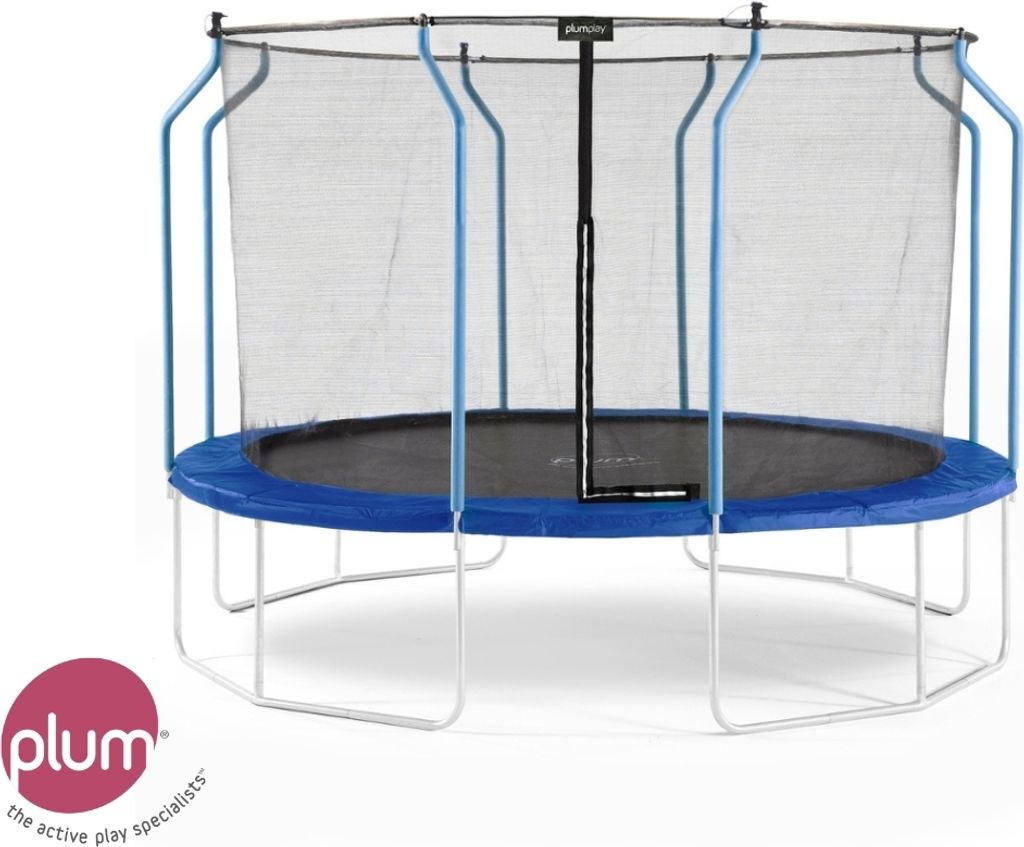 Plum Wave Springsafe Trampolin mit Sicherheitsnetz - 427 cm - Mit Nebel