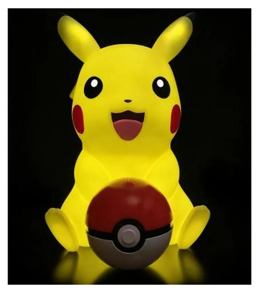 Haut-parleur Pikachu 30 cm Bluetooth avec veilleuse LED Pokemon douce