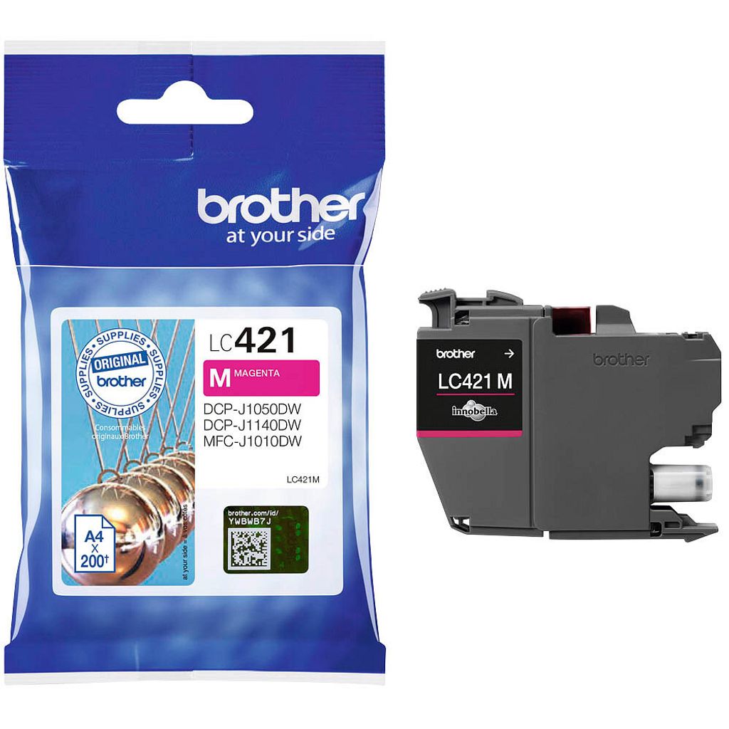 Brother LC-421M Tintenpatrone – Magenta für DCP-J1050DW, Produktbild 