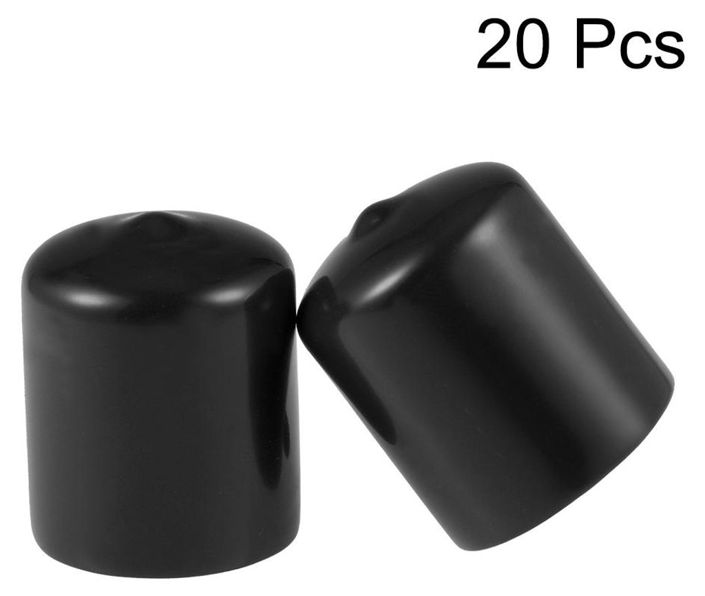 20 Stš¹ck Gummi Endkappen 27mm Gummikappen PVC Schutzkappen Abdeckung Fu?kappen fš¹r Stuhlbeine Tischbeine M?bel Schrauben Bolzen Gewinde Metal...