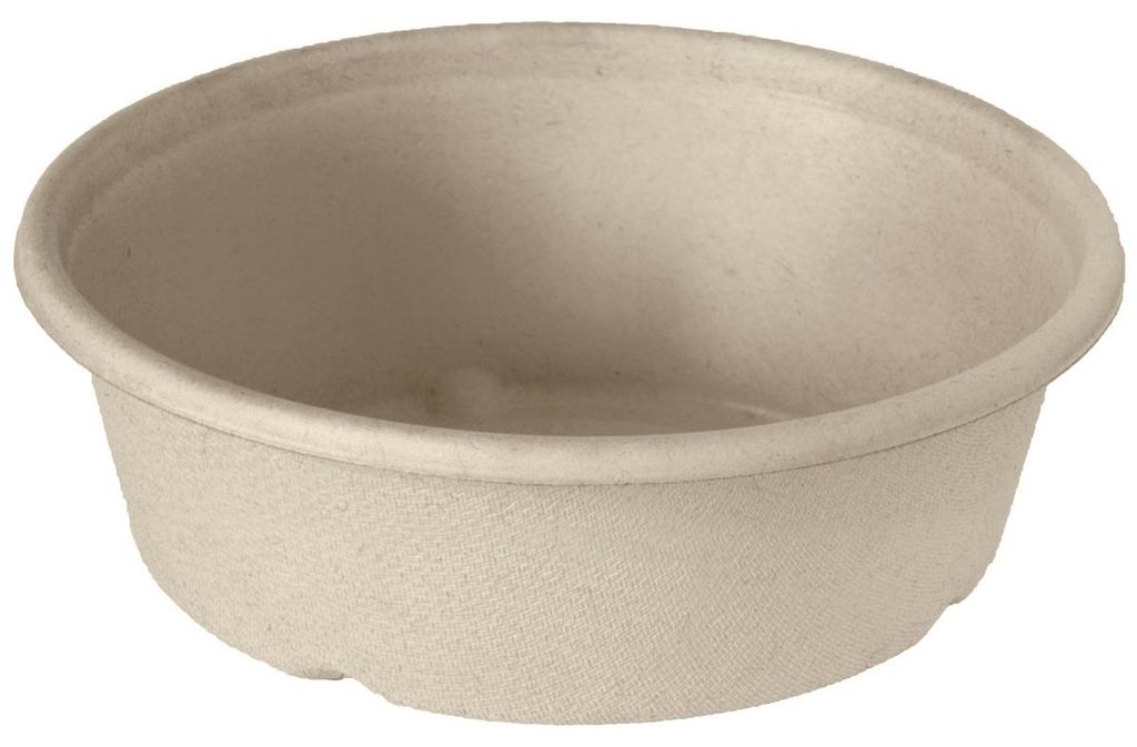 Duni Salatschale Bagasse 900 ml Braun ungeteilt - 160 Stück