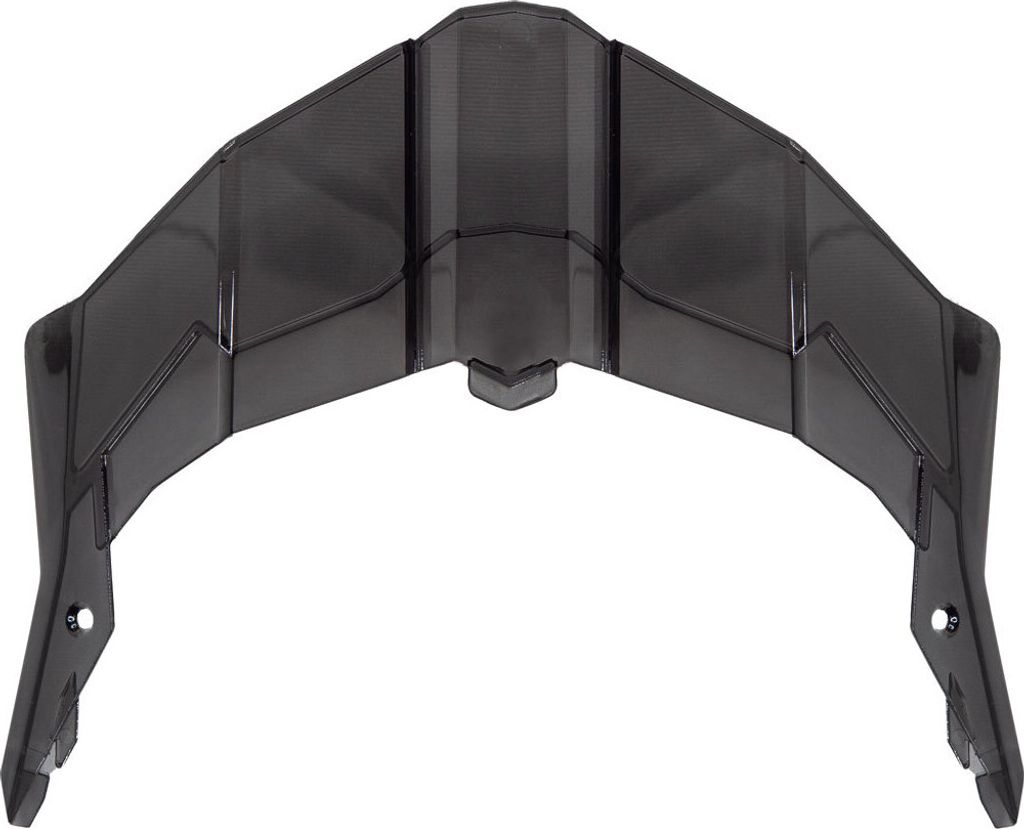 Schwarze lange Frontverlängerung für den Airoh Aviator 3 Helm