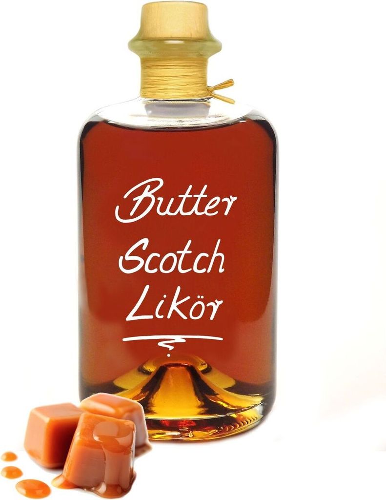 Butter Scotch Likör 0,5L Sehr aromatisch bonbonartig & Produktbild 