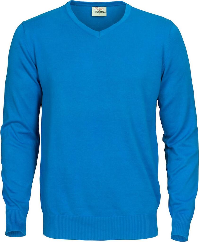 Printer Forehand knitted v-neck