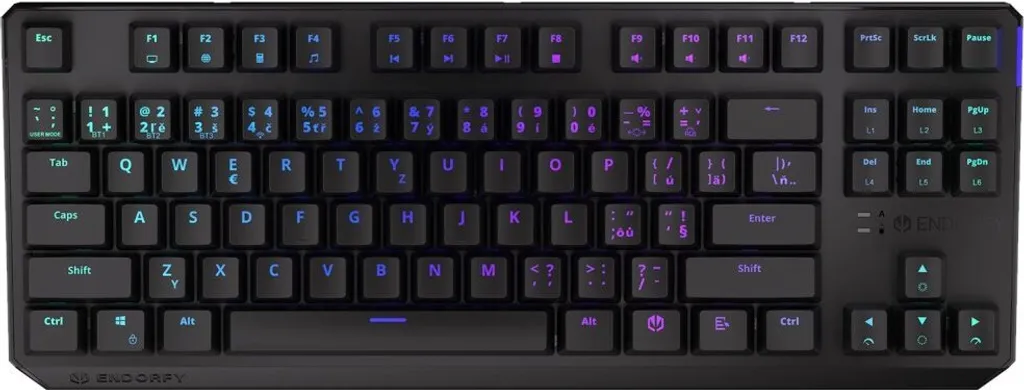Clavier TKL sans fil Endorfy Thock Rouge idéal pour les petits espaces
